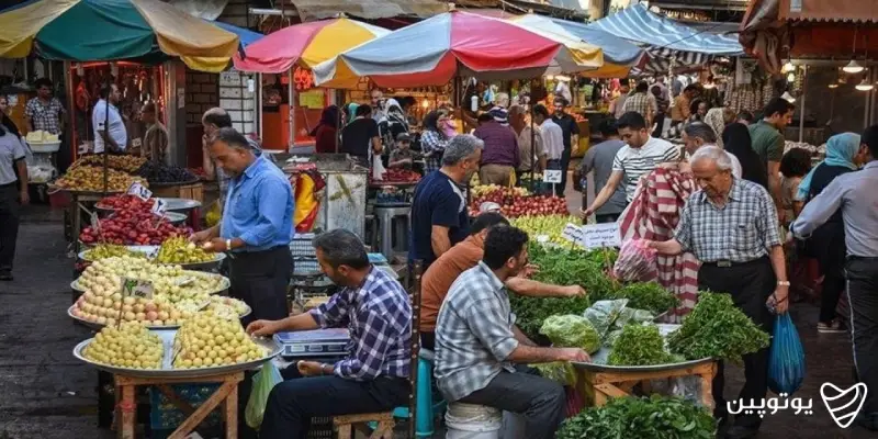 جاهای دیدنی گیلان بازار رشت