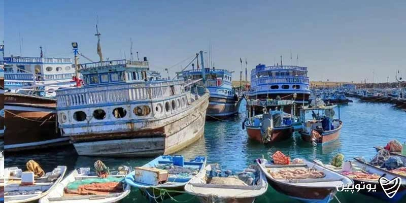 اسکله کنارک و رمین برای ماهیگیری و قایقسواری